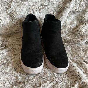 Black sneakers